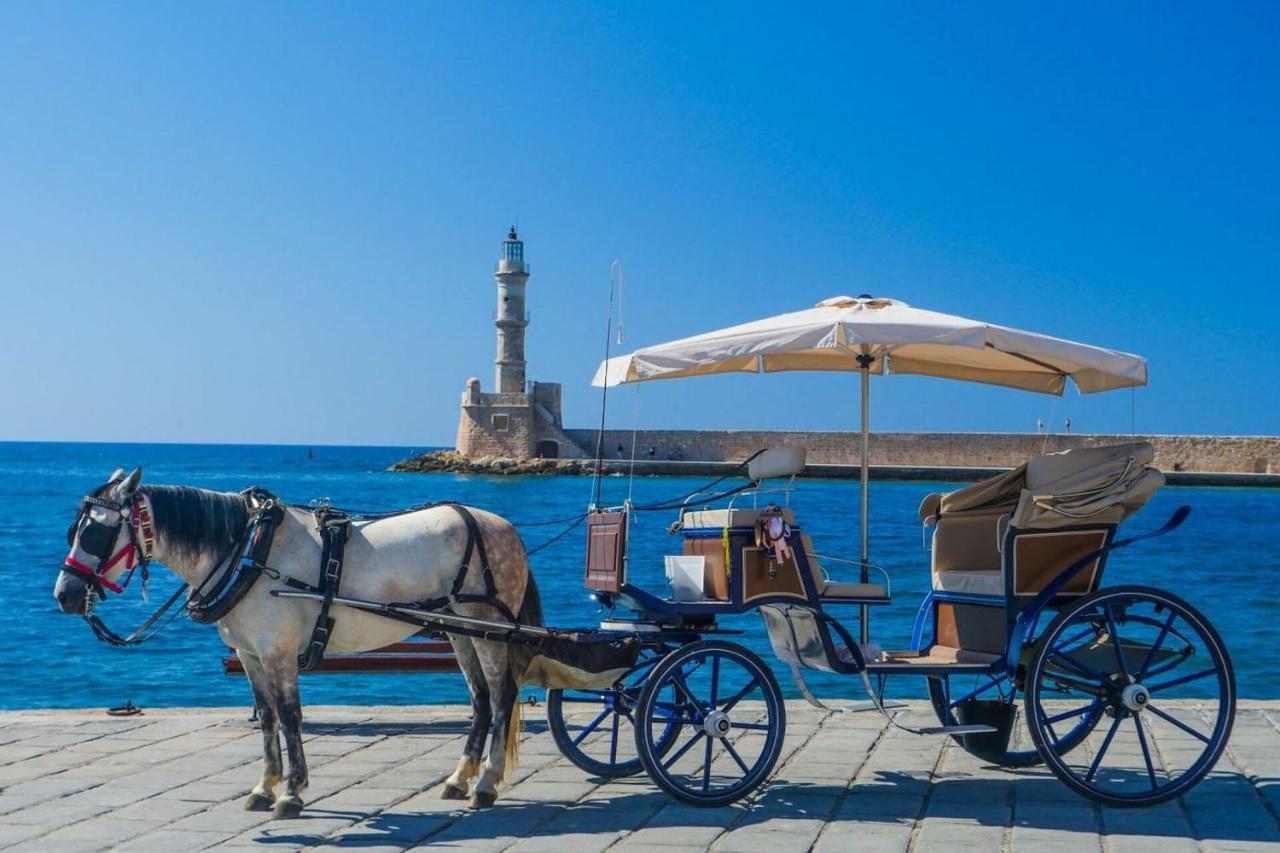 Antigone'S Lux Home 10Mins Walk To Beach, Old Town, City Chrissi Akti Chania Exterior foto